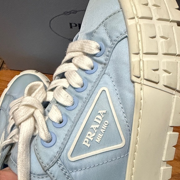 Prada Nylon baby blue color - Picture 13 of 16